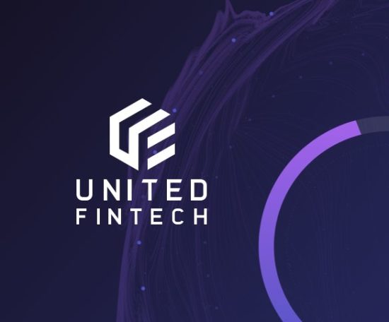 United Fintech tekst with logo