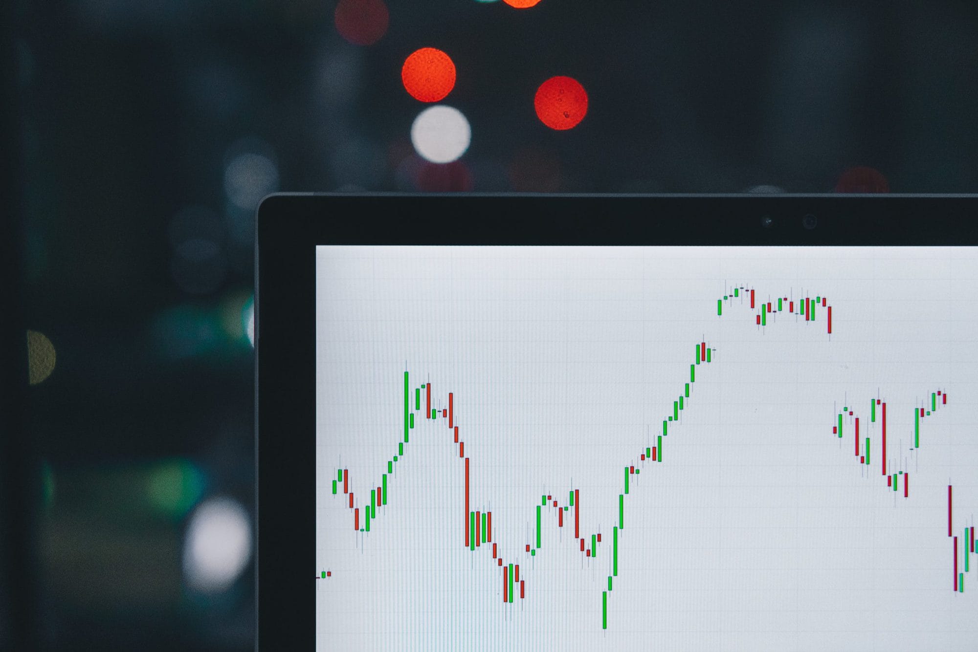 stock market candlestick chart