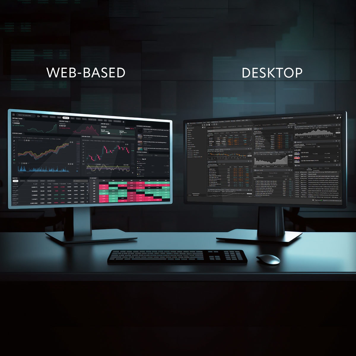 Netdania desktop and web-based solutions