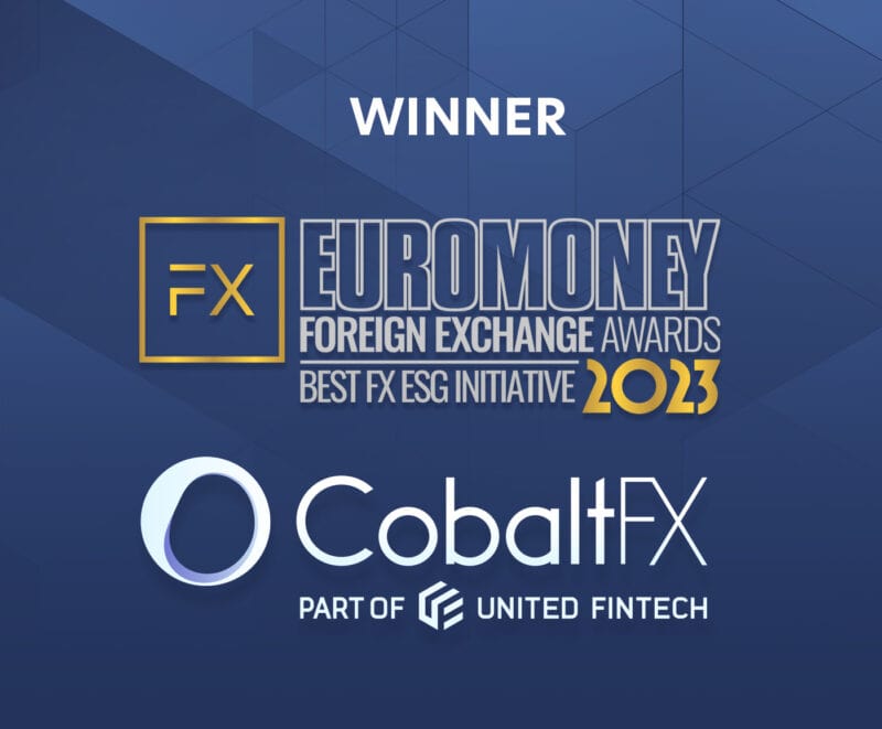 CobaltFX wins the award for the Best ESG Initiative