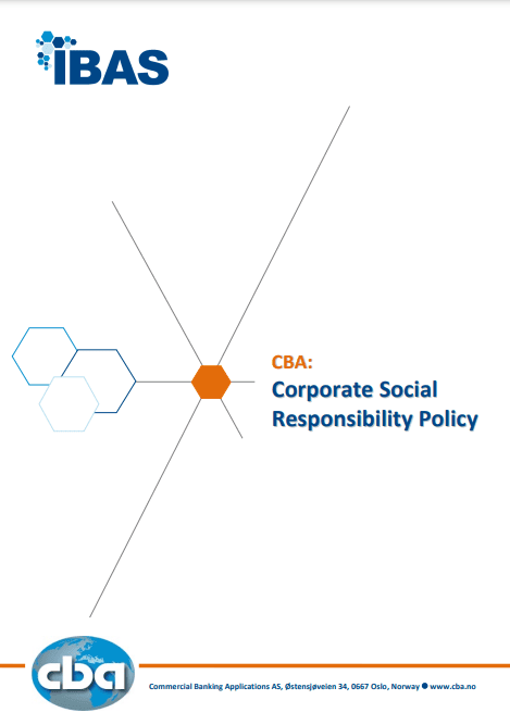 Portray CBA Corporate Social Responsibility Policy